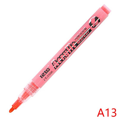 Akrila krāsas pildspalvas Ūdensizturīgas pastāvīgās marķieru pildspalvas Akrila pildspalvas DIY akmens akmens keramikas stikla krūzes koka