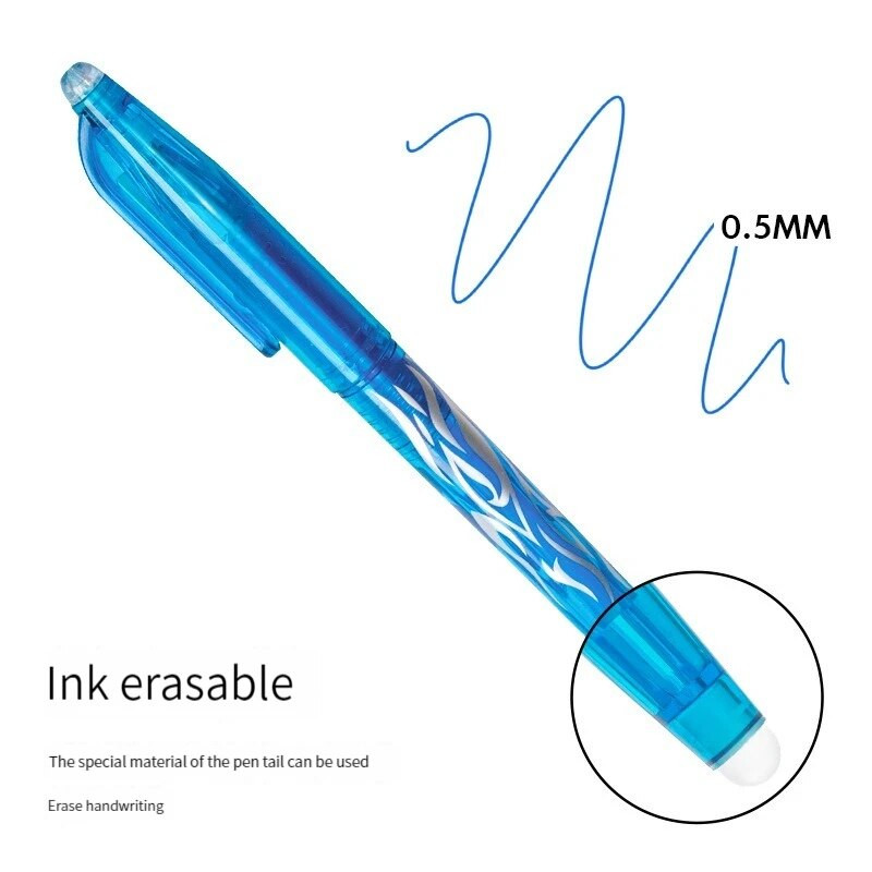 4/8 gab. Dzēšams gēla pildspalvu komplekts Daudzkrāsains 0,5 mm rakstīšanas radošs Kawaii zīmēšanas rīki Studentu biroja skola KawaiiSupply Stationer