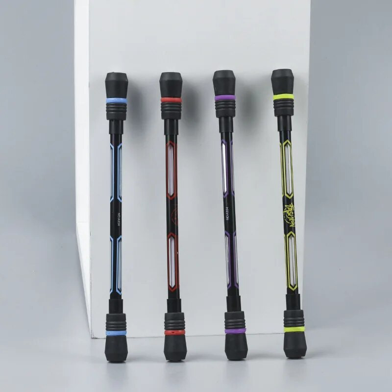 1 gab. Radoša vērpšanas pildspalva prettrauksmes vērpšanas rotaļlieta pieaugušajiem bērniem Rhtating gēla pildspalvas Studentu rakstīšanas piederumi skolai stacionāra