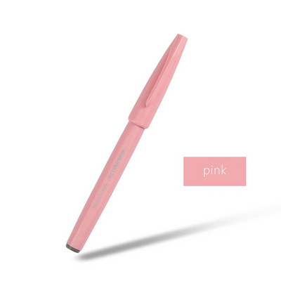 1 gab Japan Pentel Touch Brush Pildspalva ar mīkstu galu pasteļkrāsu kaligrāfijas pildspalvas Zīmēšanas mākslas marķieri Burti Skolas mākslas piederumi