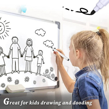 100 τεμάχια Dry Ease Markers Whiteboard Μαύροι δείκτες Dry Ease με λαστιχένιο καπάκι Fine Tip Dry Ease Markers