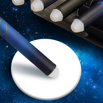 12Pcs/Box Twelve Constellations Erasable Gel Pen 0,5 Full Needle Grinding Heat Erasable Pen School Supplies Office