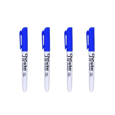 4 gab./komplektā Pastāvīgais marķieris Neizdzēšami ūdensnecaurlaidīgi eļļaini pildspalvas Ūdensnecaurlaidīgi marķieri Pildspalvu biroja skolas kancelejas preces