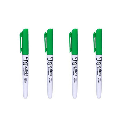 4 gab./komplektā Pastāvīgais marķieris Neizdzēšami ūdensnecaurlaidīgi eļļaini pildspalvas Ūdensnecaurlaidīgi marķieri Pildspalvu biroja skolas kancelejas preces