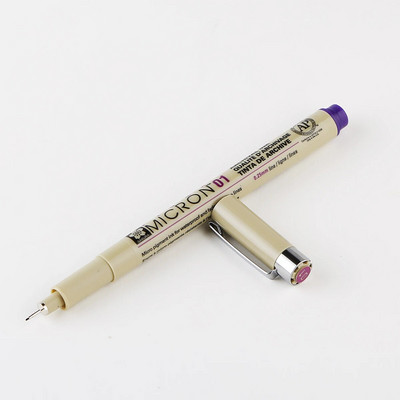 SAKURA 1vnt Micron Pen Multicolor 0,25mm 0,45mm Marker Pen Akvarelės žymekliai Įdėklai Drawing Dessin Sketch Rotulador 0105