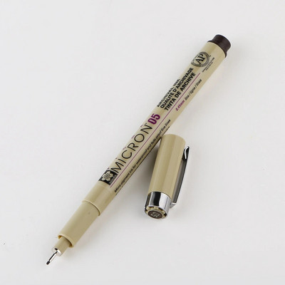 SAKURA 1vnt Micron Pen Multicolor 0,25mm 0,45mm Marker Pen Akvarelės žymekliai Įdėklai Drawing Dessin Sketch Rotulador 0105