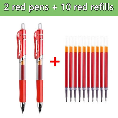 Suure mahutavusega geelpliiatsite komplekt Pastapliiatsi kuulotsaga 0,5 mm täidis Kooli- ja kontoritarbed Kirjatarvete tarvik Neutraalne pliiats