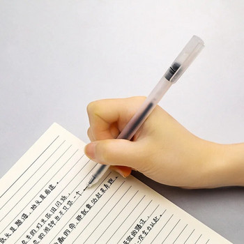 10 τμχ/σετ Μαύρο στυλό τζελ Φοιτητική Εξεταστική Υπογραφή Διαφανές στυλό Cute Stationary Supplies Neutral Pen 0,5mm
