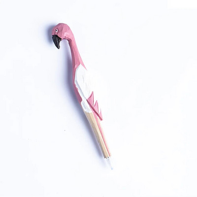 Koka grebuma dzīvnieku pildspalva ar rokām darināta koka mākslas melnā krāsa gēla tintes pildspalvas rakstīšanai parakstu dekorēšanai biroja skola A6029