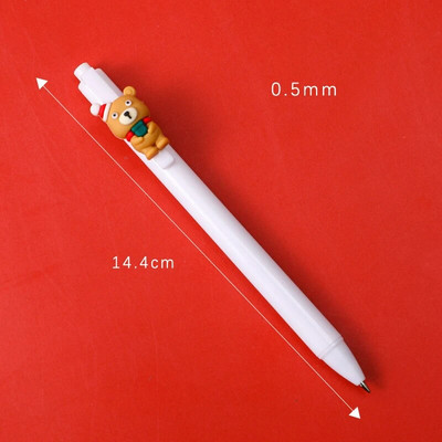 Set de stilouri cu gel șters cu astronaut de desene animate drăguț, cu reumplere de cerneală, 0,5 mm, negru, albastru, papetărie Kawaii, rechizite școlare pentru copii