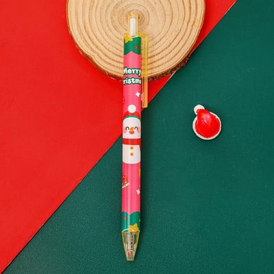 Set de stilouri cu gel șters cu astronaut de desene animate drăguț, cu reumplere de cerneală, 0,5 mm, negru, albastru, papetărie Kawaii, rechizite școlare pentru copii