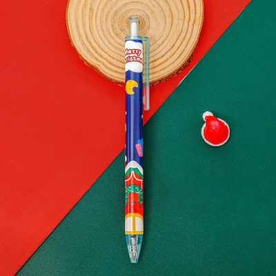 Set de stilouri cu gel șters cu astronaut de desene animate drăguț, cu reumplere de cerneală, 0,5 mm, negru, albastru, papetărie Kawaii, rechizite școlare pentru copii