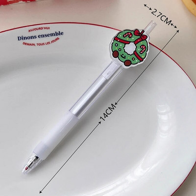 Set de stilouri cu gel șters cu astronaut de desene animate drăguț, cu reumplere de cerneală, 0,5 mm, negru, albastru, papetărie Kawaii, rechizite școlare pentru copii