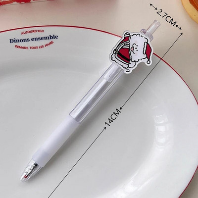 Set de stilouri cu gel șters cu astronaut de desene animate drăguț, cu reumplere de cerneală, 0,5 mm, negru, albastru, papetărie Kawaii, rechizite școlare pentru copii