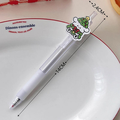 Set de stilouri cu gel șters cu astronaut de desene animate drăguț, cu reumplere de cerneală, 0,5 mm, negru, albastru, papetărie Kawaii, rechizite școlare pentru copii