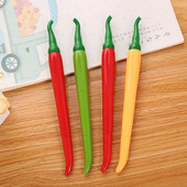 3 Τεμάχια Cute Cartoon Kawaii Chili Paprika Vegetables Pen Creative School Office Gel στυλό Γραφείου Δώρο Προμήθειες Χαρτικά