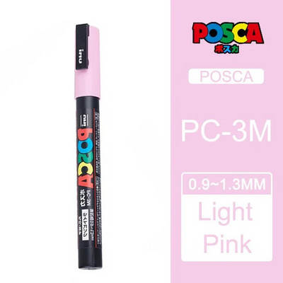 1 τεμ Uni Posca Paint Marker Pen PC-3M Acrylic Plumones DIY Graffiti Manga Cards Αφίσες Rock Ceramic Metallic Craftwork Paint Paint
