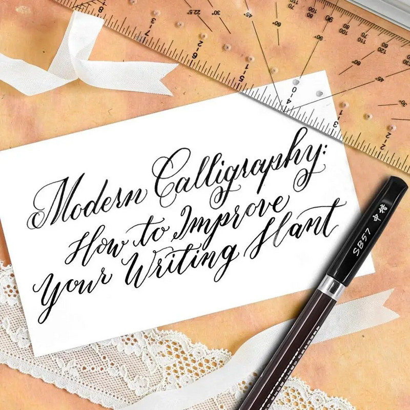 3tk Kalligraafia pliiatsikomplekt Peen keskmine pintsel allkirjade joonistamiseks käsitsi kirjutamiseks tähti kunst Hiina sõnad Kirjatarvete kool F867