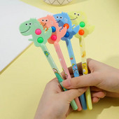 4 tk Cute Geel Pen Stationery Decompression Creative Pretty Cartoon dinosaurus Pen