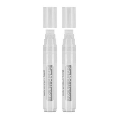 2 tk marker 15 mm laia otsaga suured akrüülvärvipliiatsid isetegemiseks