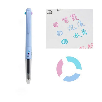 3 krāsu radoša krāsaina gēla pildspalva Jauki kancelejas piederumi Scrapbooking gēla pildspalva Jauka studentu gleznu marķēšanas pildspalva