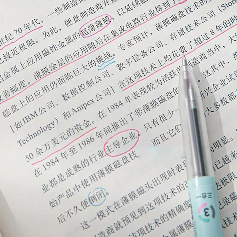 3 krāsu radoša krāsaina gēla pildspalva Jauki kancelejas piederumi Scrapbooking gēla pildspalva Jauka studentu gleznu marķēšanas pildspalva