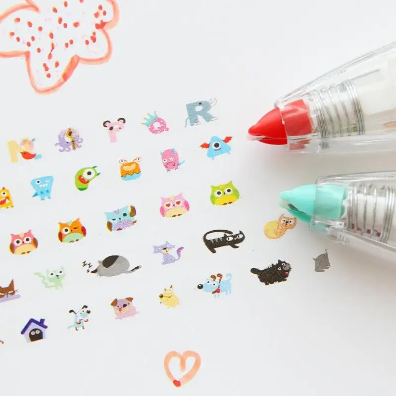 30 veidi Zīmēšanas Dekorācijas Lentes Uzlīmju Pildspalva Meitenei Jauki Rakstāmpiederumi Glezniecība Mācīšanās Mākslas Marķieris Jautri DIY Dienasgrāmatas dekorēšana