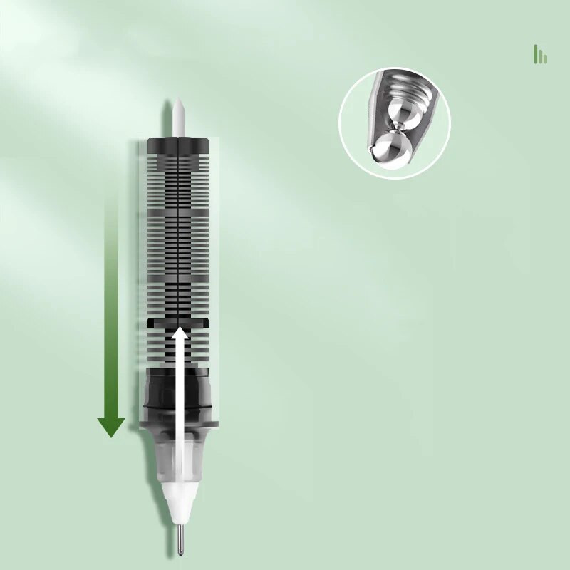 Set od 6 paketa pastelnih gel olovki, olovke s crnom tintom s 1 paketom markera za pisanje, gel olovke na uvlačenje od 0,5 mm s finim vrhom