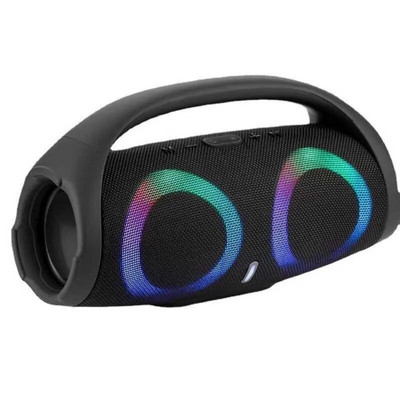 Difuzor bluetooth de mare putere de 100 W, lumină colorată RGB portabilă, subwoofer fără fir, rezistent la apă, surround stereo 360, boombox TWS FM