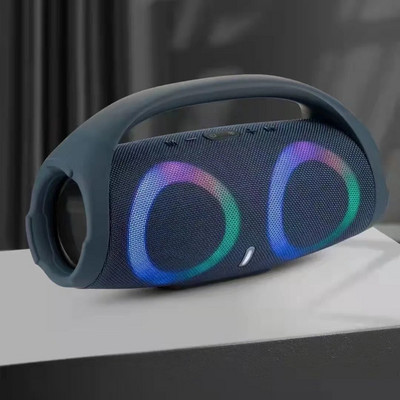 Difuzor bluetooth de mare putere de 100 W, lumină colorată RGB portabilă, subwoofer fără fir, rezistent la apă, surround stereo 360, boombox TWS FM