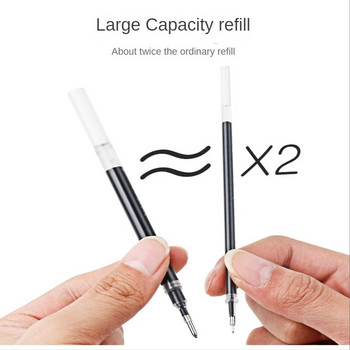 11Pcs/Σετ Gel Pens Gel Pens Bullet Tip Μεγάλη χωρητικότητα 0,5/0,7/1mm Μαύρο ουδέτερο στυλό γραφής Σχολικά είδη γραφείου Χαρτικά