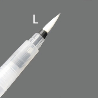 1 gab. Ūdens virzuļa rakstīšanas akvareļu otas mākslas marķieri 155 mm Tradicionālās ķīniešu japāņu kaligrāfijas zīmēšanas pildspalva iesācējam