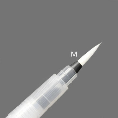 1 gab. Ūdens virzuļa rakstīšanas akvareļu otas mākslas marķieri 155 mm Tradicionālās ķīniešu japāņu kaligrāfijas zīmēšanas pildspalva iesācējam