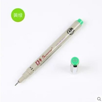 Στυλό 12 Χρώματα Σκίτσο Micron 0,5 mm Ανώτερο στυλό σχεδίασης με βελόνα Λεπτή επένδυση Pigma Drawing Manga Anime Marker fine color