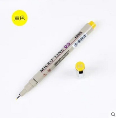 Στυλό 12 Χρώματα Σκίτσο Micron 0,5 mm Ανώτερο στυλό σχεδίασης με βελόνα Λεπτή επένδυση Pigma Drawing Manga Anime Marker fine color