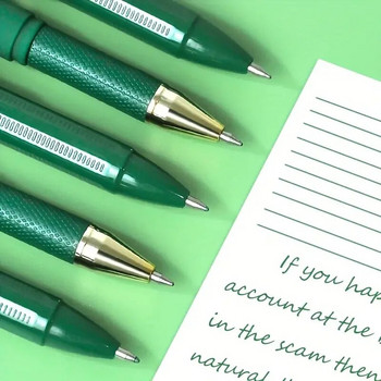 1 τμχ/3 τεμ Green Ink Gel Pen, 1,0mm, για γραφή, Ανταλλακτικό μεγάλης χωρητικότητας, Αναλώσιμα γραφείου Επιστροφή στο Sochool Stationery