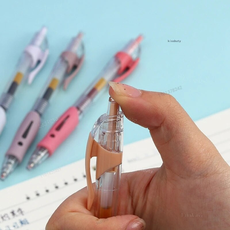 6/30 tk Vintage värviga kokkutõmmatav geelpliiats, kirjutamine, täitmine Graffiti värvilised pastapliiatsid Kooli kontoritarbed