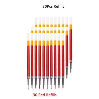 Sofijas izvelkamo gēla pildspalvu komplekts, melns/sarkans/zils tintes lodīšu punkts rakstīšanai Uzpilde Biroja piederumi Skolas piederumi Kancelejas piederumi
