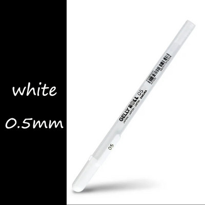 0,5/0,8/1,0 mm Sakura Gelly Roll Geelpliiats Kuldne Hõbedane High Light Marke Pen Art Maalimispliiats Kirjutamisjoon Pliiatsid Koolitarbed