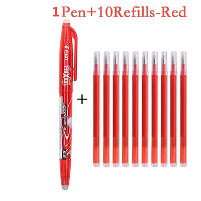 Σετ στυλό Pilot Frixion Erasable Gel 0,5mm Αξεσουάρ γραφείου Μπλε/μαύρο/κόκκινο Ανταλλακτικά Ανταλλακτικά Σχολικά Γραπτά Μαθητικά