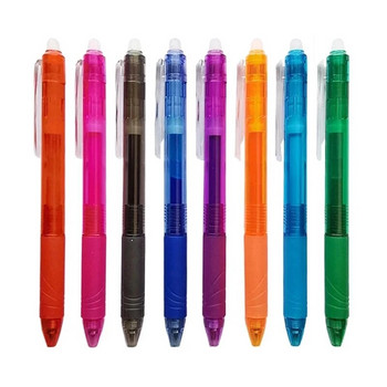 Σετ στυλό 6 τμχ υψηλής χωρητικότητας με δυνατότητα διαγραφής gel με ράβδο επαναπλήρωσης που πλένεται λαβή 0,5 χιλιοστών Magic Ink στυλό σχολικού γραφείου