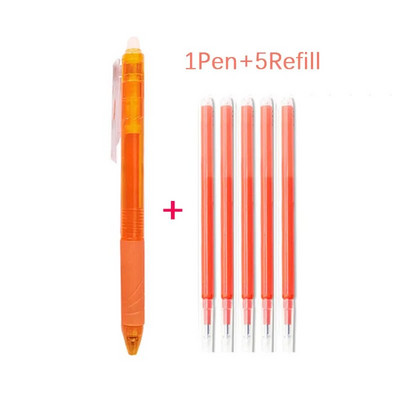 6GAB lielas ietilpības dzēšams gēla pildspalvu komplekts ar uzpildes stieņa mazgājamo rokturi 0,5 mm burvju tintes lodīšu pildspalva skolas biroja rakstīšanas rīks