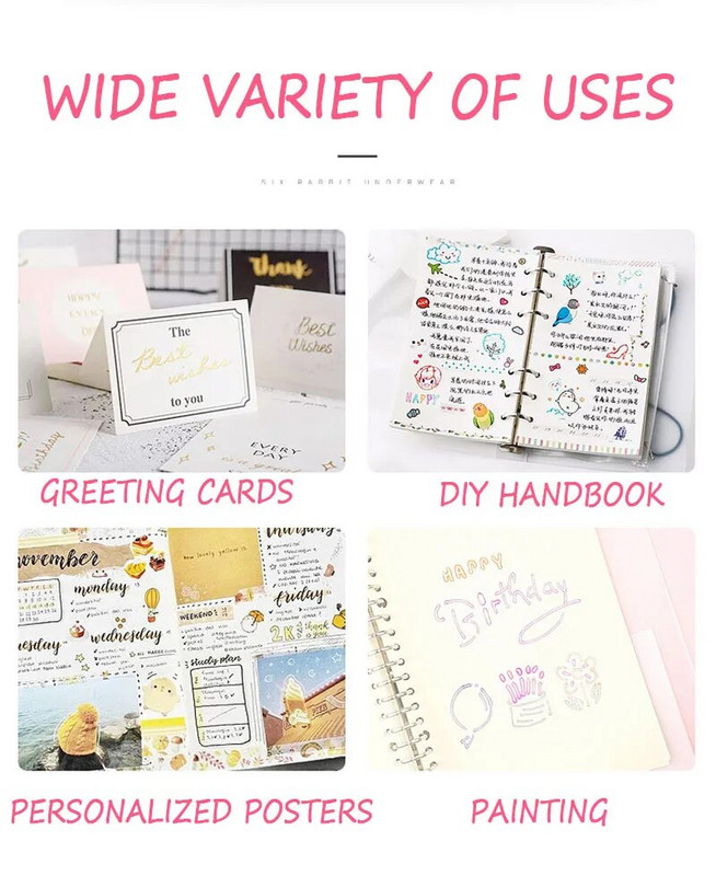 8gab/12gb dubultās līnijas mākslas marķieri pildspalvas kontūra krāsa apsveikuma kartīte roku rakstīšana zīmējums DIY dienasgaismas marķieris mirdzēt dāvanai