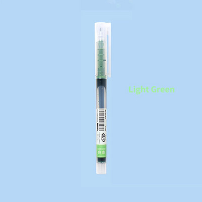 12 krāsu tintes taisna šķidra želejas pildspalva Krāsaina šķidra rullīšu pildspalva 0,5 mm rullīšu pildspalvas Mākslinieciskā fonta skolas biroja kancelejas preces