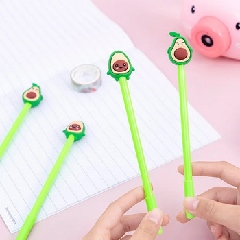 1 τεμ Lytwtw\'s Cute Kawaii Avocado Fruit Gel Στυλό Γραφείου Σχολικό Προμήθειες Παιδικά Δώρα Γλυκό υπέροχο όμορφο δημιουργικό