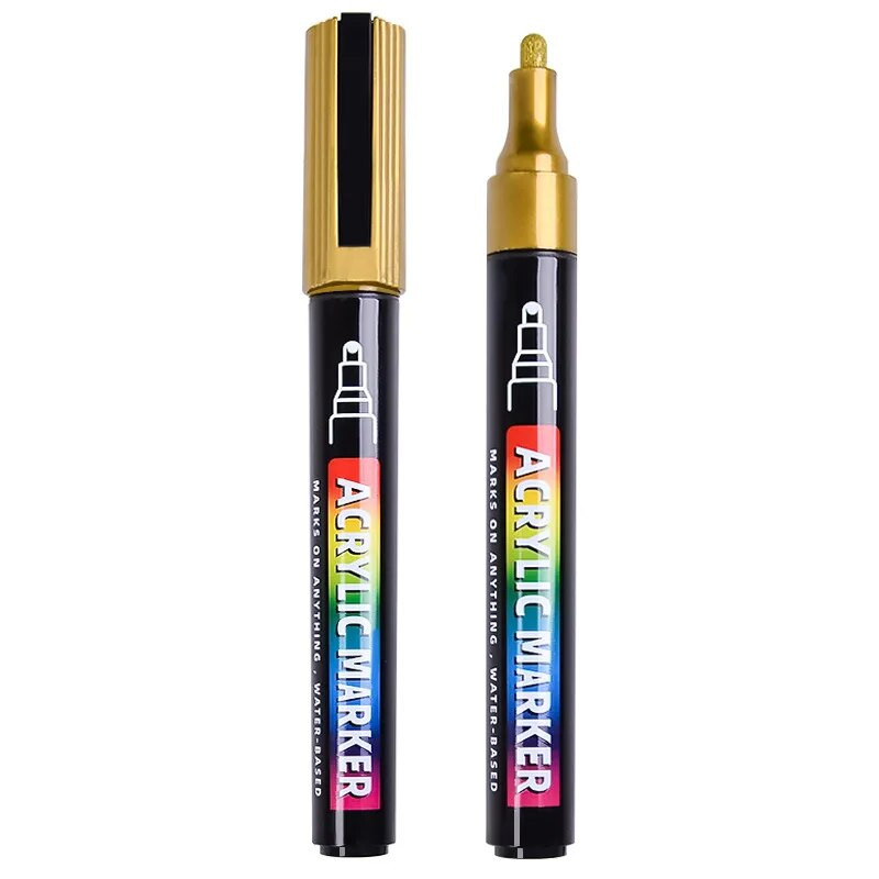 Roise 12 värvi akrüül markerid pliiats maalimine kunstitarbed lastele kirjatarbed kontoritarbed õpilastele armas geelpliiats kawaii