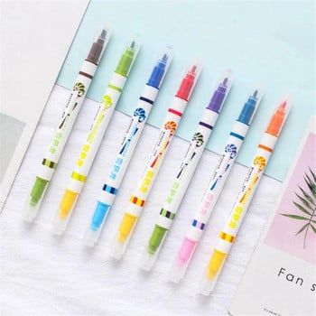7 τμχ/σετ Μπορεί να αλλάξει χρώμα Σημάδι για νεροχρωματικό στυλό Παιδικό σχέδιο Discoloor στυλό Σχολική γραφική ύλη Δώρο μαθητή
