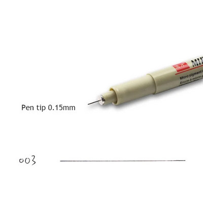 Manga marķieri adatu pildspalva Māksla ar rokām apgleznota pigmenta laineris mikronu pildspalva Skiču pildspalvas Kancelejas preces Mākslas skolas piederumi zīmēšanas pildspalva