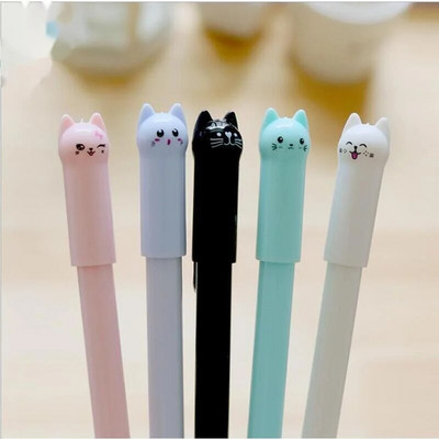 Επιστολόχαρτο 6 Piece Cute Creative Black Cat Gel Pen
