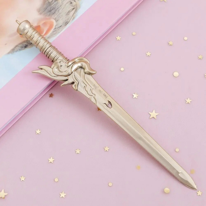 3-osaline Lytwtw kirjatarvete kontori loov Phoenixi mõõga geelpliiats koolitarvikute käepidemega kingirelv armas hiina stiilis vintage